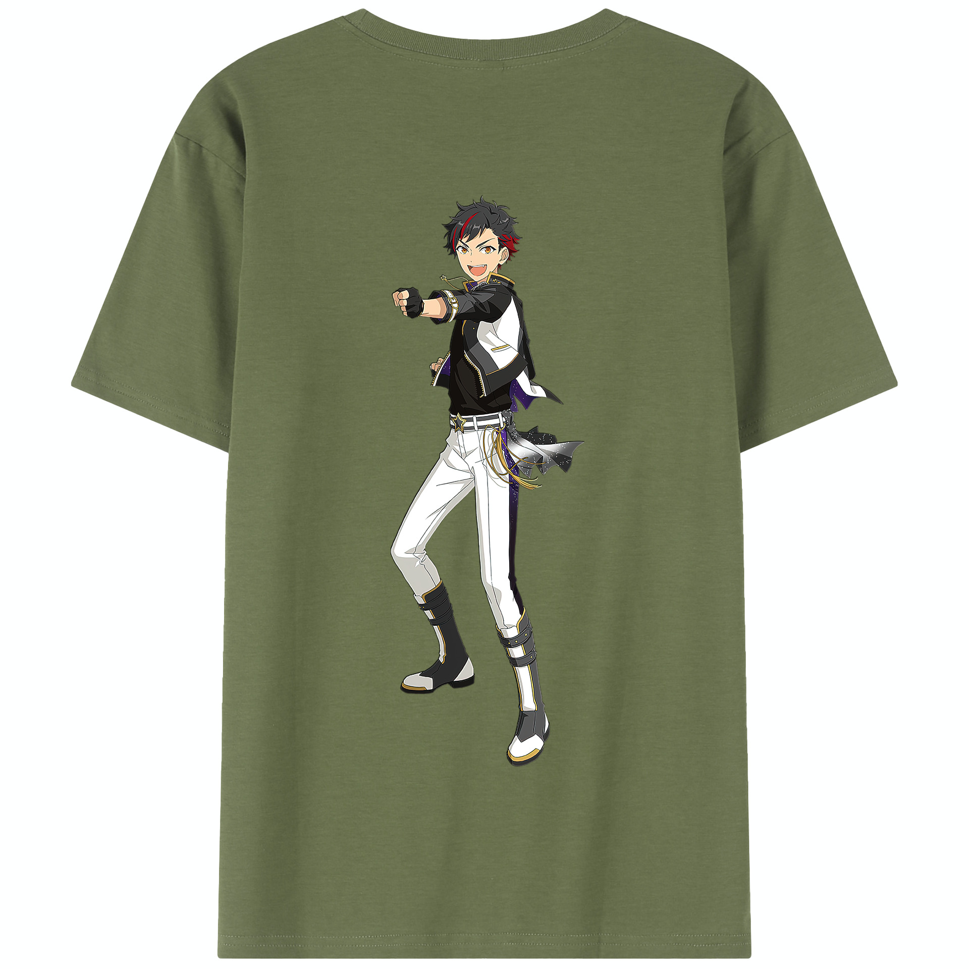 （画像用） あんさんぶるスターズ! Ensemble Stars 綿100％半袖Tシャツ（背面プリント）